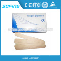 Sterilized Disposable Birch Tongue Depressor Wooden